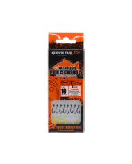 Przypony Method Feeder Rig z Push Stopem GENLOG hak 14 żyłka 0,20mm 8cm Przypony Method Feeder Rig z Push Stopem GENLOG hak 14 żyłka 0,20mm 8cm