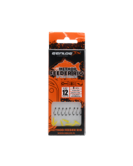 Przypony Method Feeder Rig z Push Stopem GENLOG hak 12 żyłka 0,23mm 8cm Przypony Method Feeder Rig z Push Stopem GENLOG hak 12 żyłka 0,23mm 8cm