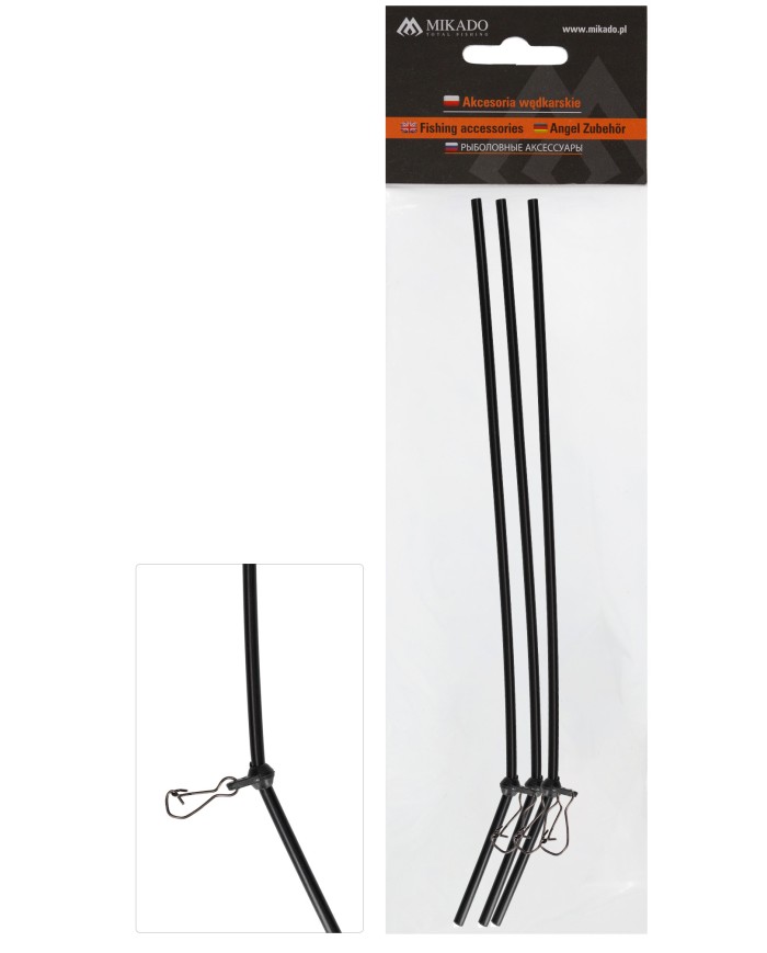 Rurka Antysplątaniowa MIKADO z agrafką 15cm - op. 3szt.