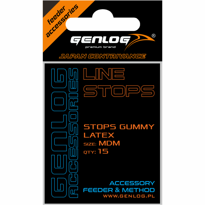 Stopery Lateksowe GENLOG MDM 15 szt.