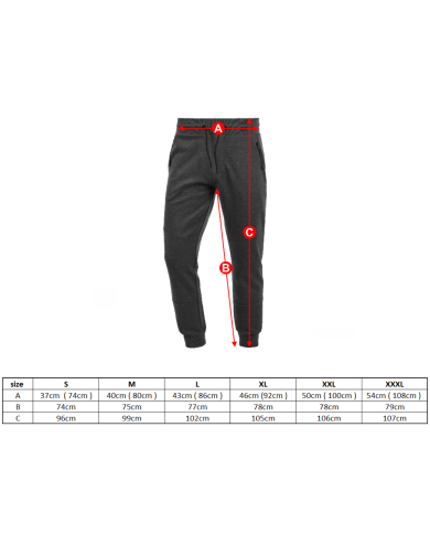 Spodnie GENLOG Joggers Grey - roz. L Spodnie GENLOG Joggers Grey - roz. L