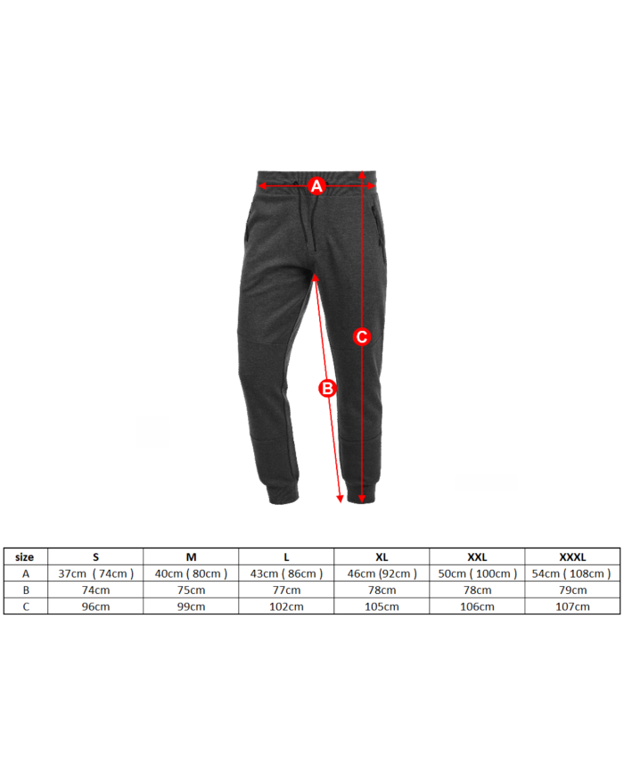 Spodnie GENLOG Joggers Black - roz. XL Spodnie GENLOG Joggers Black - roz. XL