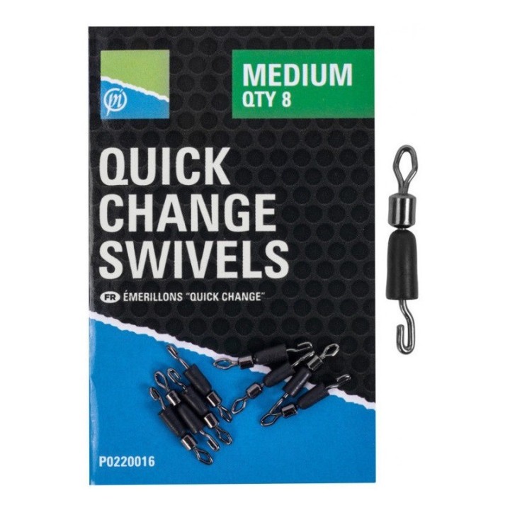 Szybkozłączka Preston Quick Change Swivels – Small