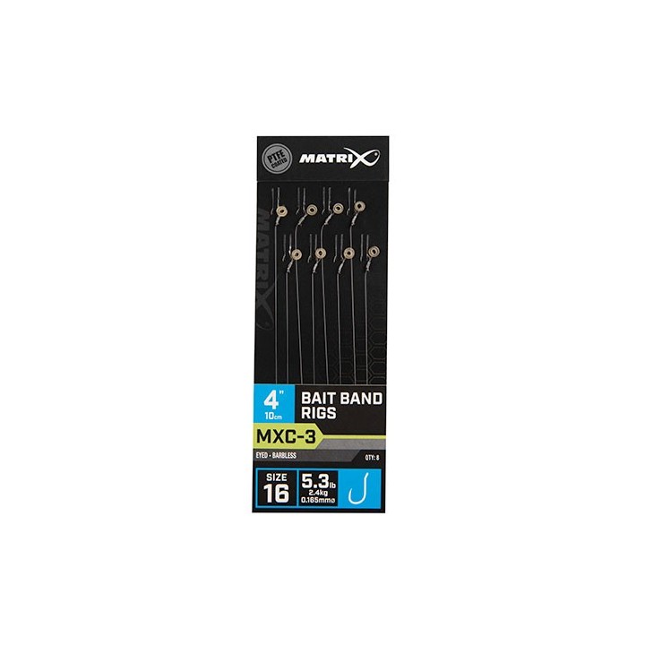 Przypony Matrix MXC-3 Bait Band Rig 10cm - roz. 16