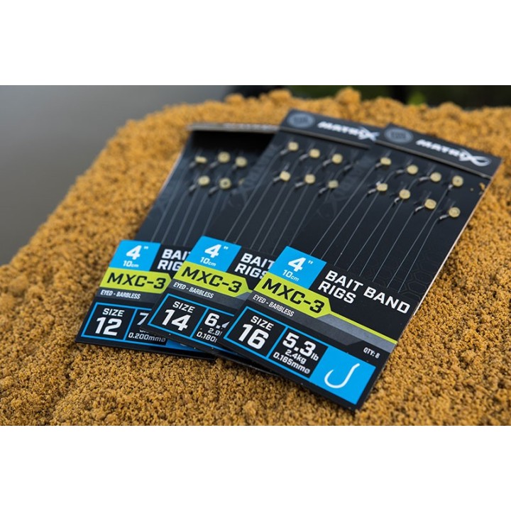 Przypony Matrix MXC-3 Bait Band Rig 10cm - roz. 16
