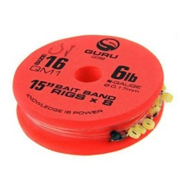 Przypony GURU QM1 With Bait Bands 38cm - roz. 14
