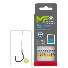 Przypony MIKADO MF14 z Gumką Hak 14 Żyłka 0.18mm/10cm - op.8szt.