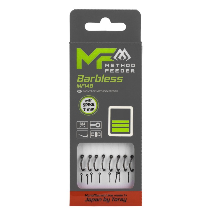 Przypony MIKADO MF14 z Igłą Hak 12 Żyłka 0.20mm/10cm - op.8szt.