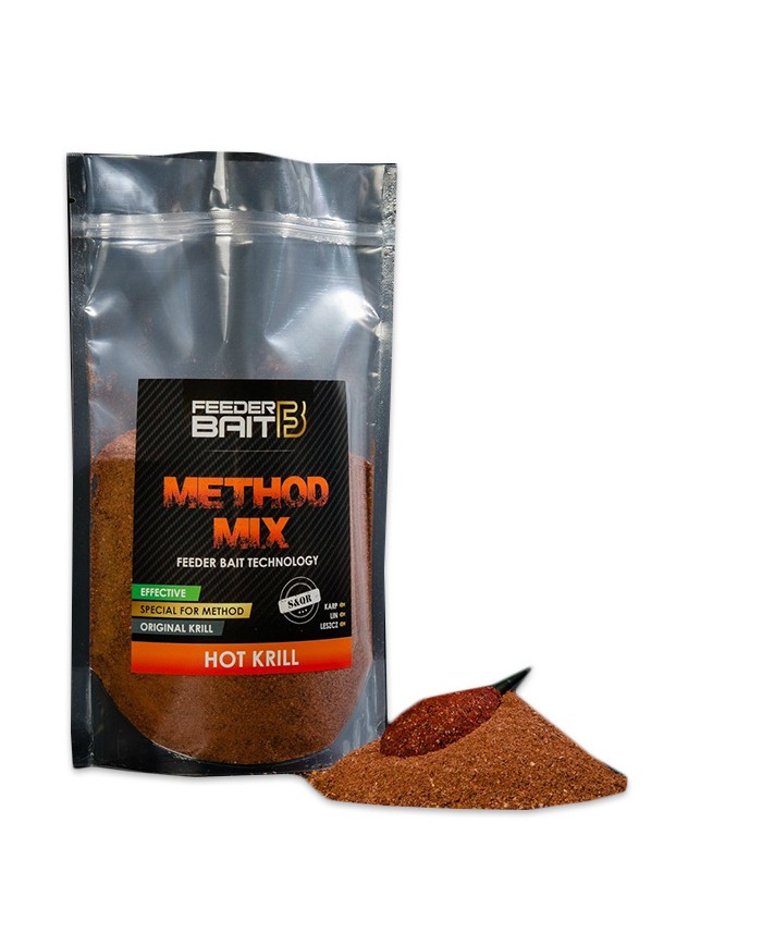 Method Mix FEEDER BAIT 800g - Hot Krill
