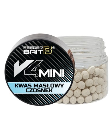 Wafters V4 Mini FEEDER BAIT - Kwas Masłowy & Czosnek 4mm