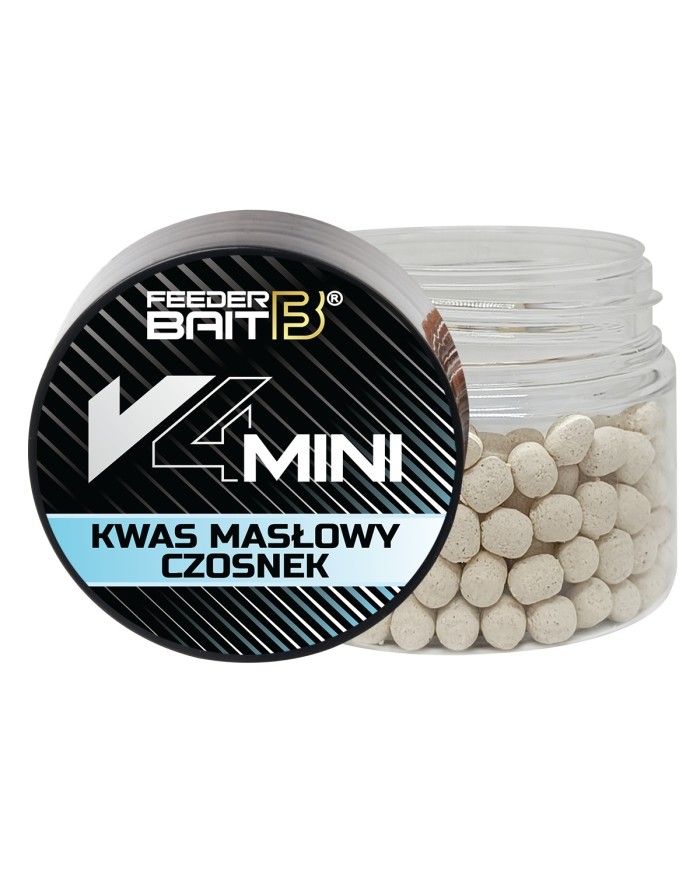 Wafters V4 Mini FEEDER BAIT - Kwas Masłowy & Czosnek 4mm
