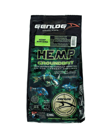 Zanęta GENLOG Hemp 1 kg - Hemp Nirvana