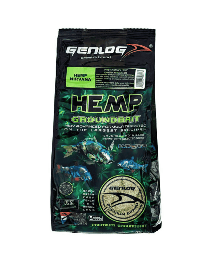 Zanęta GENLOG Hemp 1 kg - Hemp Nirvana