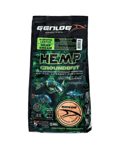 Zanęta GENLOG Hemp 1 kg - Konopia Leszcz