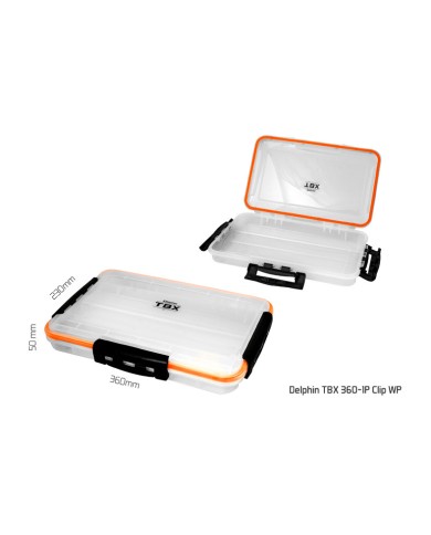 Pudełko DELPHIN TBX One 360-1P Clip - 36x23x5cm