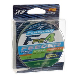 Plecionka Flagman PE Hybrid X4 Feeder Moss Green 1