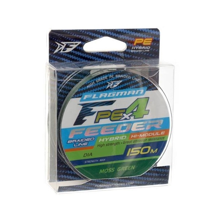 Plecionka Flagman PE Hybrid X4 Feeder Moss Green 1