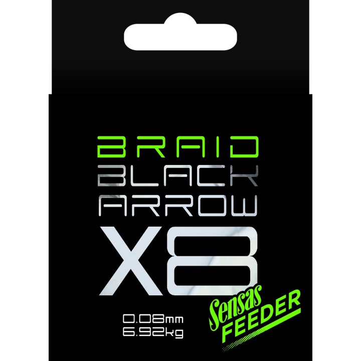 Plecionka SENSAS Black Arrow X8 0.08mm 150m