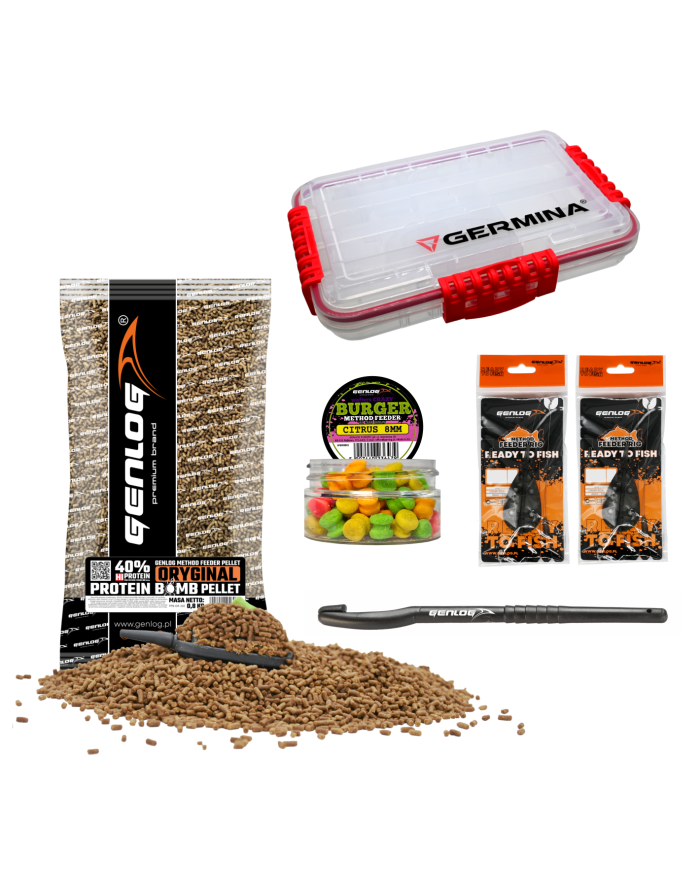 Zestaw METHOD FEEDER na START Pellet 2mm + Waftersy + Podajniki + Akcesoria