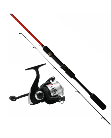 Zestaw SPINNING Ultra Light Wędka + Kołowrotek z Żyłką