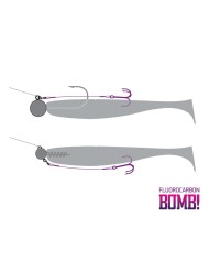 Dozbrojka Delphin BOMB! Fluorocarbon roz. 8 - 8cm - 3 szt.