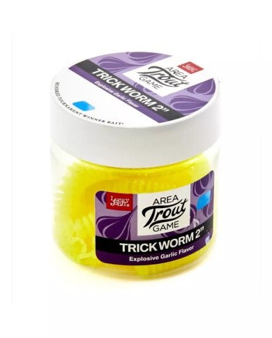 Guma LUCKY JOHN Trick Worm 2" 5cm - X101 - op. 10 szt.