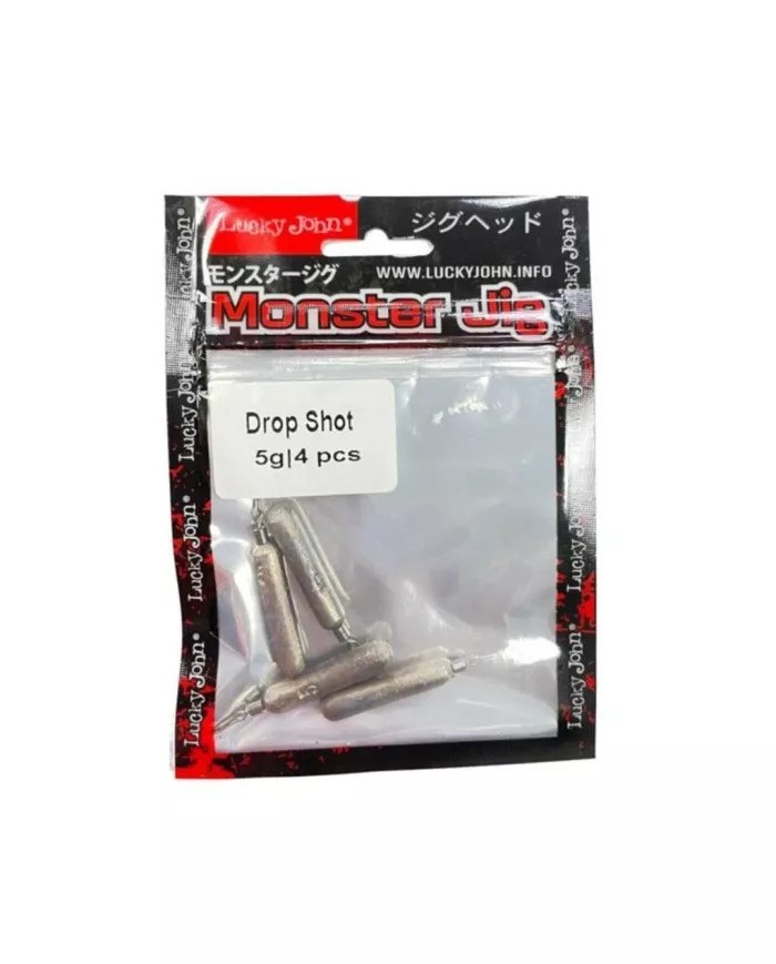 Ciężarek LUCKY JOHN DropShot Long 25g - 2 szt.