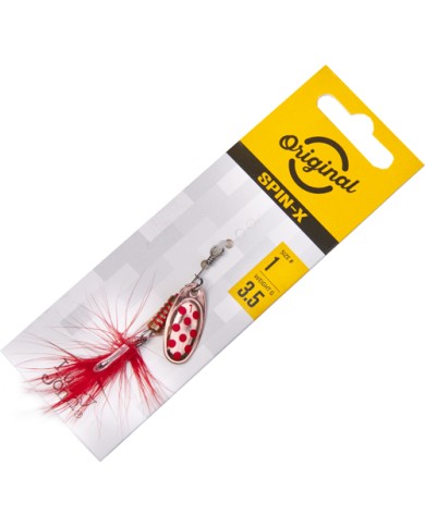 Obrotówka LUCKY JOHN Spin X Round nr 1 3.5g - CR