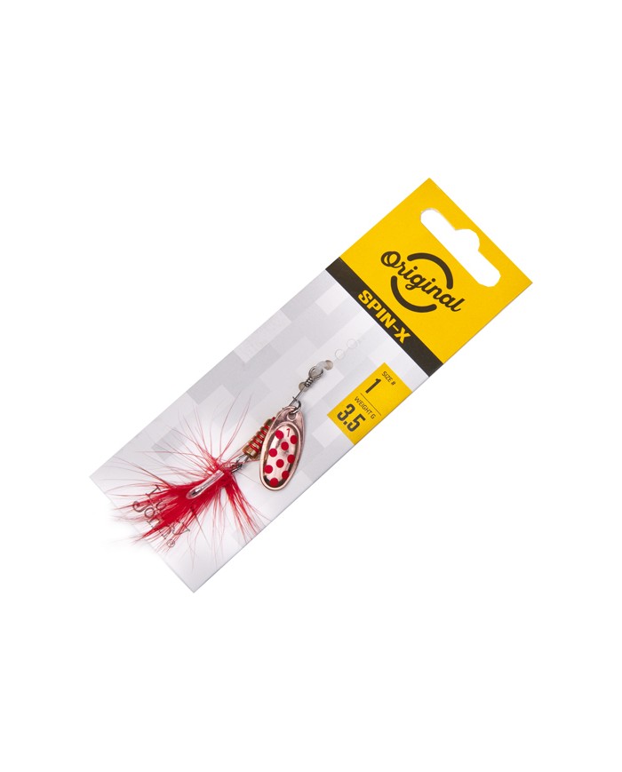 Obrotówka LUCKY JOHN Spin X Round nr 1 3.5g - CR