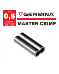 Tulejki zaciskowe 0.6mm Pojedyncze GERMINA Master Crimp - op. 20 szt.