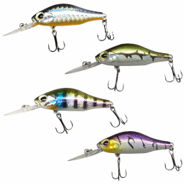 Zestaw 4x Wobler GERMINA Crank Bait 8cm Okoń Szczupak Boleń Sandacz 2-3m