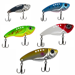 Zestaw MIX 5 Cykad GERMINA Blade Bait Okoń, Boleń, Kleń, Pstrag