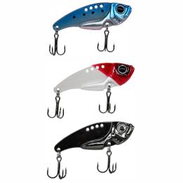 Zestaw 3 Cykad 20g GERMINA Blade Bait Okoń, Boleń, Kleń, Pstrag