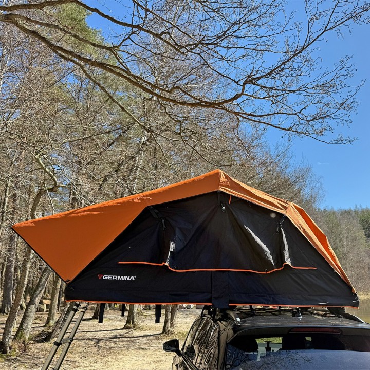 GERMINA RIFT 140 Namiot Dachowy Softshell 240x140cm Rooftop Tent 2-3 osoby