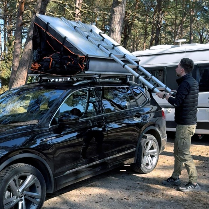 GERMINA RIFT 140 Namiot Dachowy Softshell 240x140cm Rooftop Tent 2-3 osoby