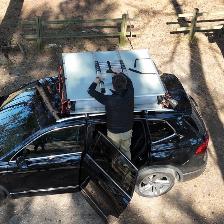 GERMINA RIFT 140 Namiot Dachowy Softshell 240x140cm Rooftop Tent 2-3 osoby