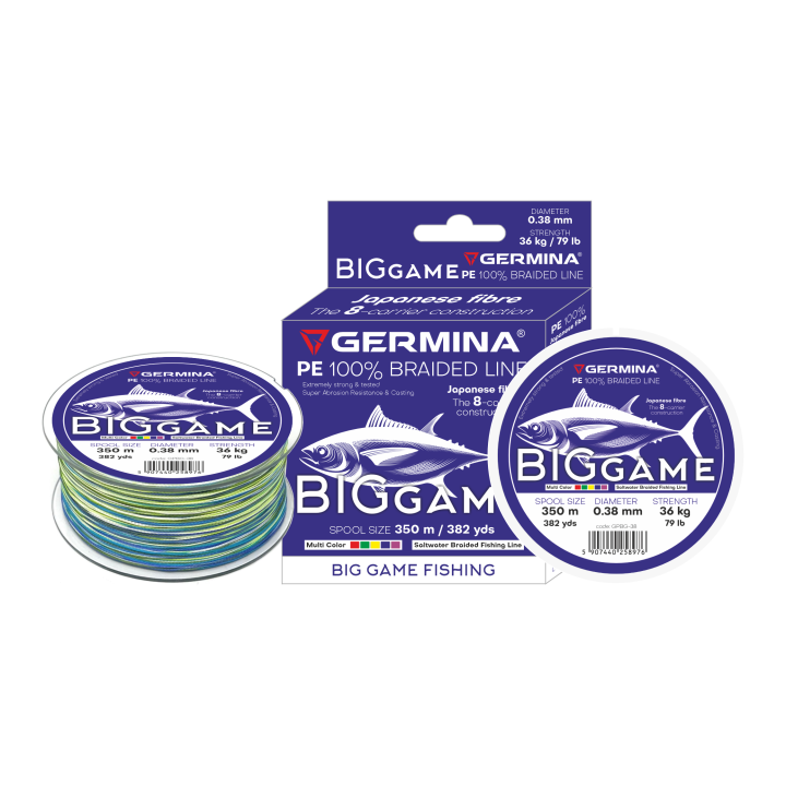 Plecionka GERMINA BIG GAME 0.38mm 36kg 79lb 350m