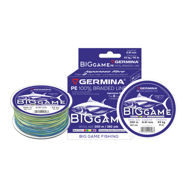 Plecionka GERMINA BIG GAME 0.41mm 43kg 95lb 350m