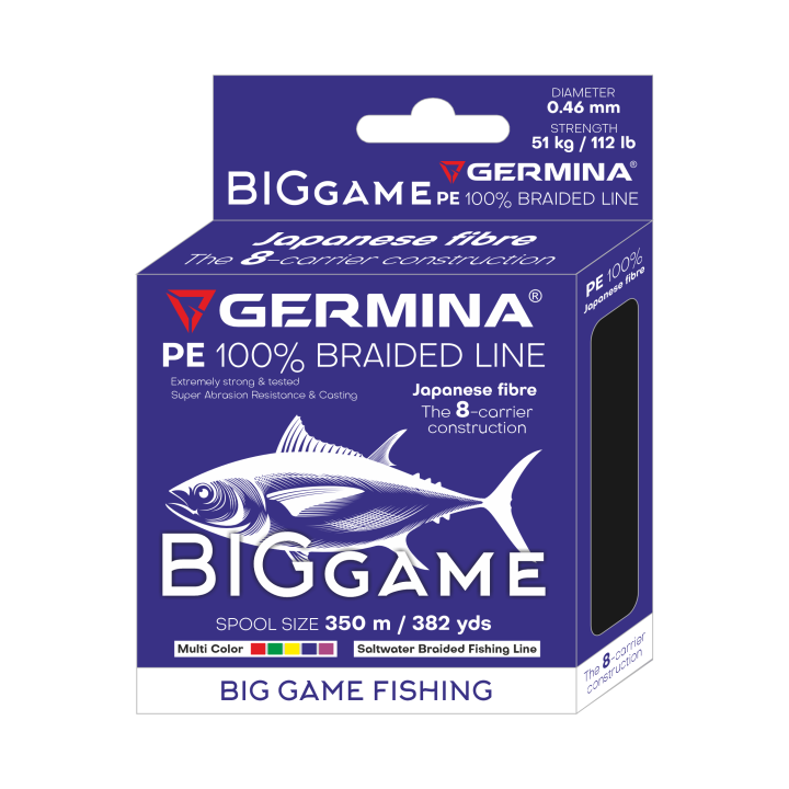 Plecionka GERMINA BIG GAME 0.46mm 51kg 112lb 350m