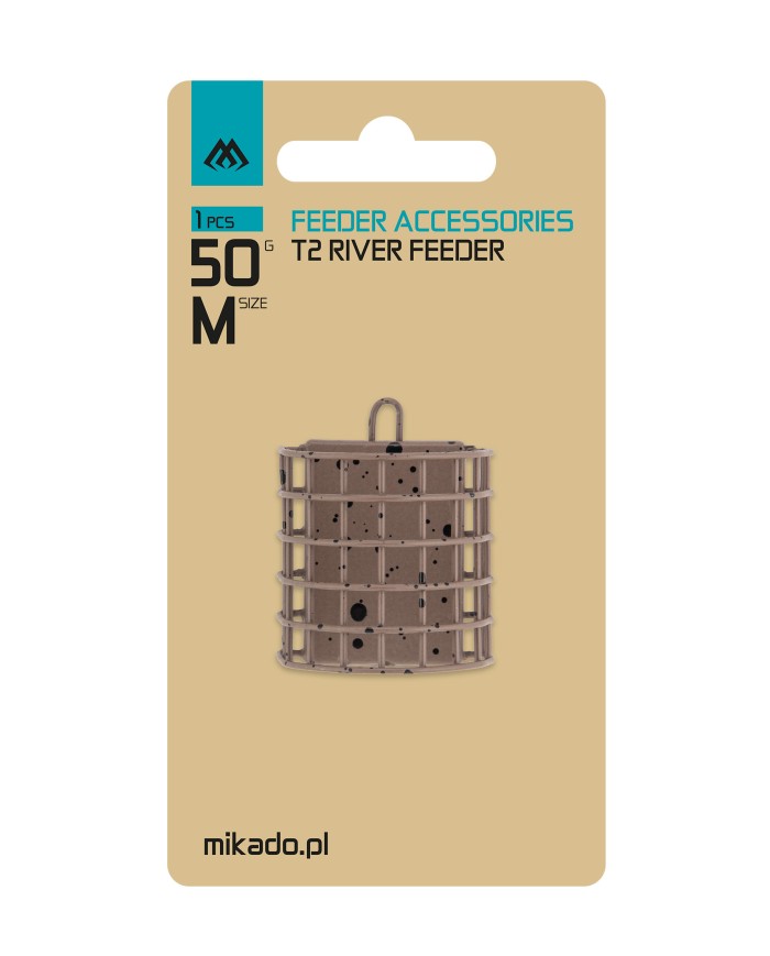 Koszyczek Zanętowy MIKADO T2 River Feeder - roz. M - 70g