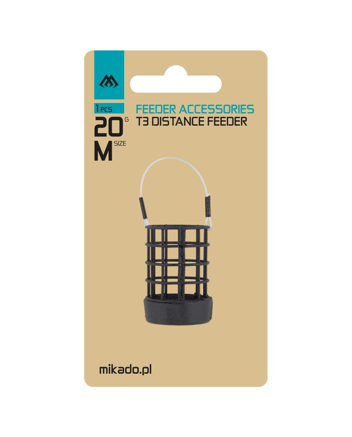 Koszyczek Zanętowy MIKADO T3 Distance Feeder - roz. M - 30g