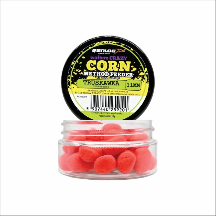 Wafters GENLOG Crazy Corn 11mm Truskawka