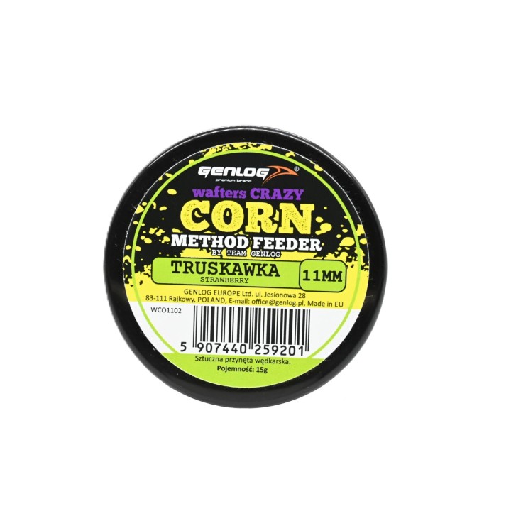 Wafters GENLOG Crazy Corn 11mm Truskawka