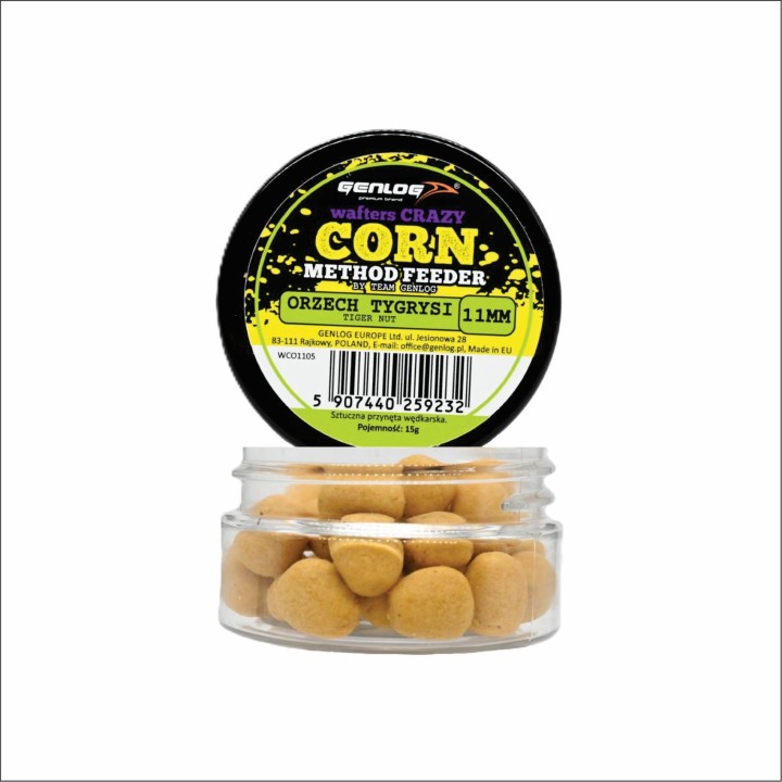 Wafters GENLOG Crazy Corn 11mm Orzech tygrysi