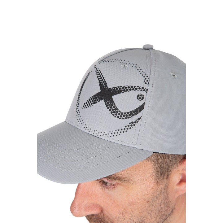 Czapka z Daszkiem MATRIX Faded Print Cap - Light Grey