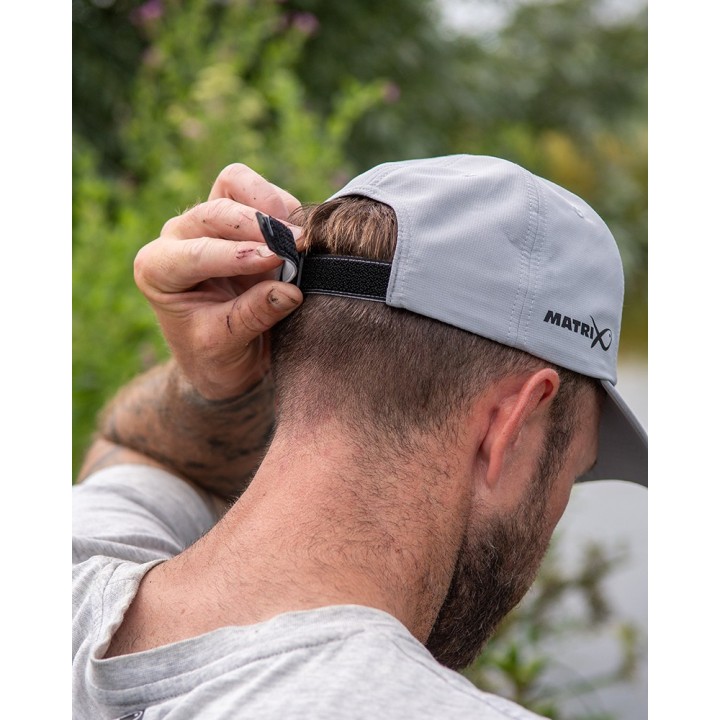 Czapka z Daszkiem MATRIX Faded Print Cap - Light Grey