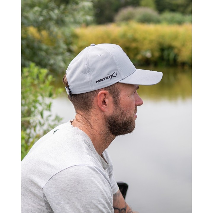 Czapka z Daszkiem MATRIX Faded Print Cap - Light Grey