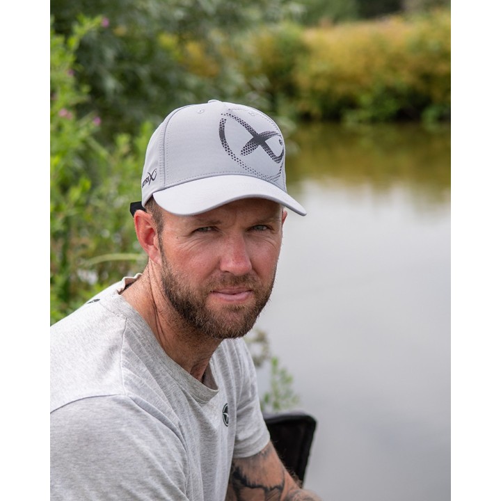 Czapka z Daszkiem MATRIX Faded Print Cap - Light Grey
