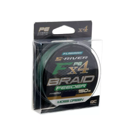 Plecionka FLAGMAN S-River PE Hybrid Braid X4 Feeder Moss Green 150m - 0,16mm