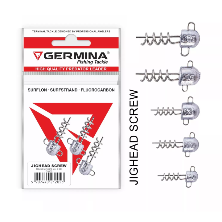 Główki z Wkrętem GERMINA 15g - 3 szt.